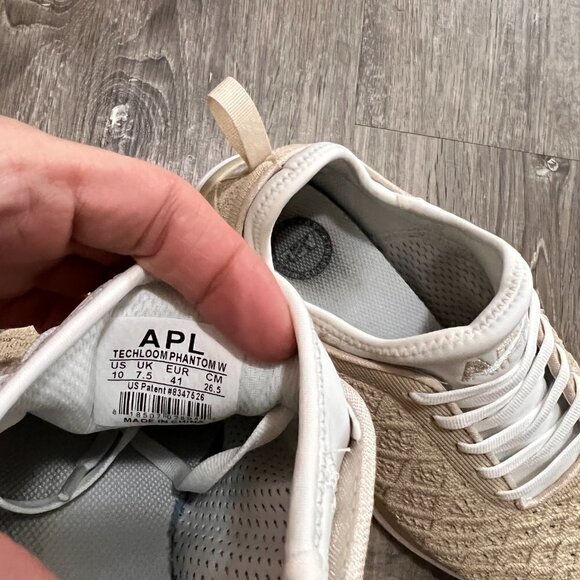 APL Athletic Propulsion Labs Techloom Phantom Running Shoes Tan Sz 10 - Picture 9 of 12